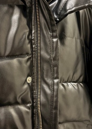 Siyah Kürklü Deri Erkek Mont 75 kiloya kadar olur - Görsel 6