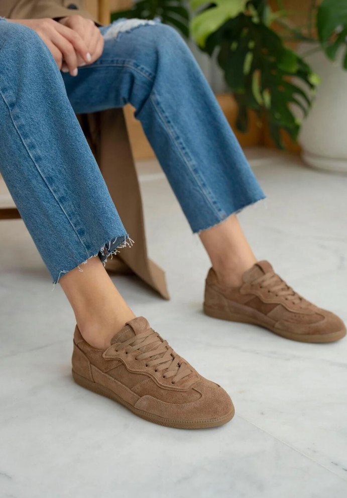 Hakiki süet deri 38 numara spor ayakkabı - Görsel 2