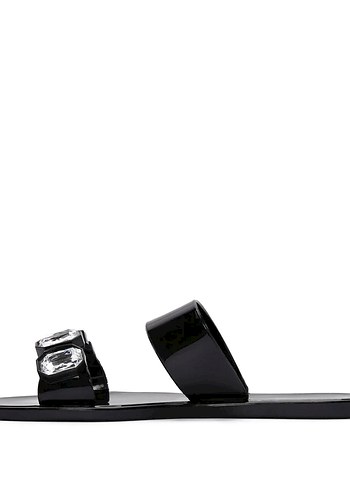 Siyah Taş Detaylı jelly derimod Kadın Terlik 38 numara - Görsel 4