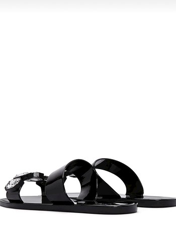 Siyah Taş Detaylı jelly derimod Kadın Terlik 38 numara - Görsel 5