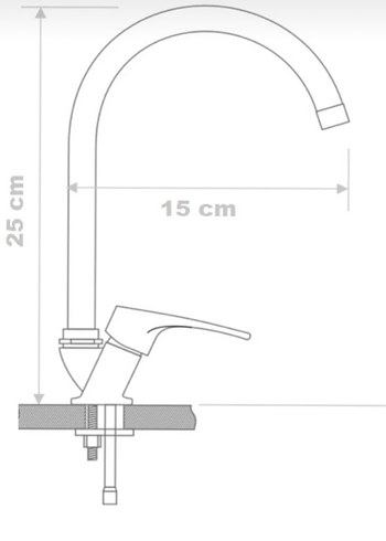 Siyah lavabo bataryası - Görsel 2