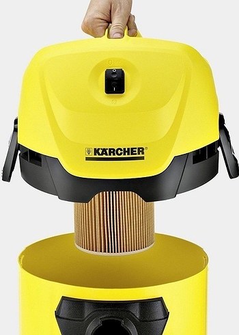 Karcher Sarı Elektrikli Süpürge - Görsel 4