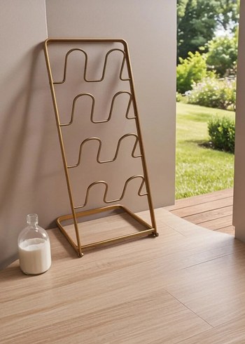 Gold Çoklu Terlik Düzenleyici Stant - Görsel 2