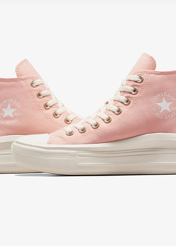 Pudra pembe converse ayakkabı - Görsel 2