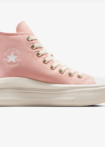 Pudra pembe converse ayakkabı - Görsel 4