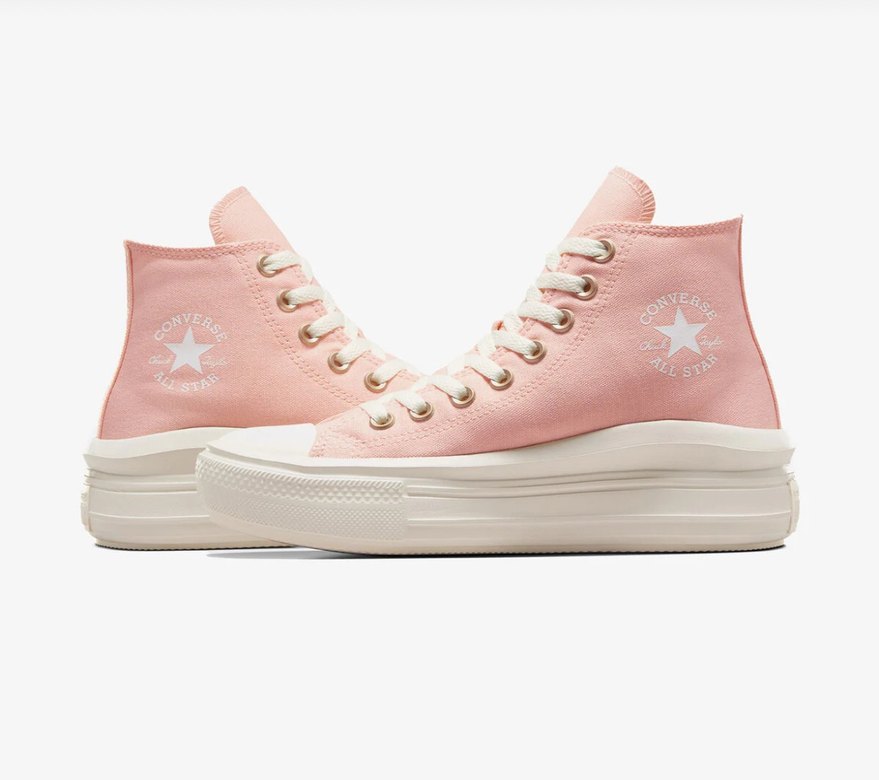 Pudra pembe converse ayakkabı - Görsel 2