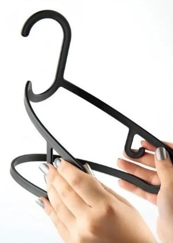 Siyah giysi askısı 20 adet - Görsel 2