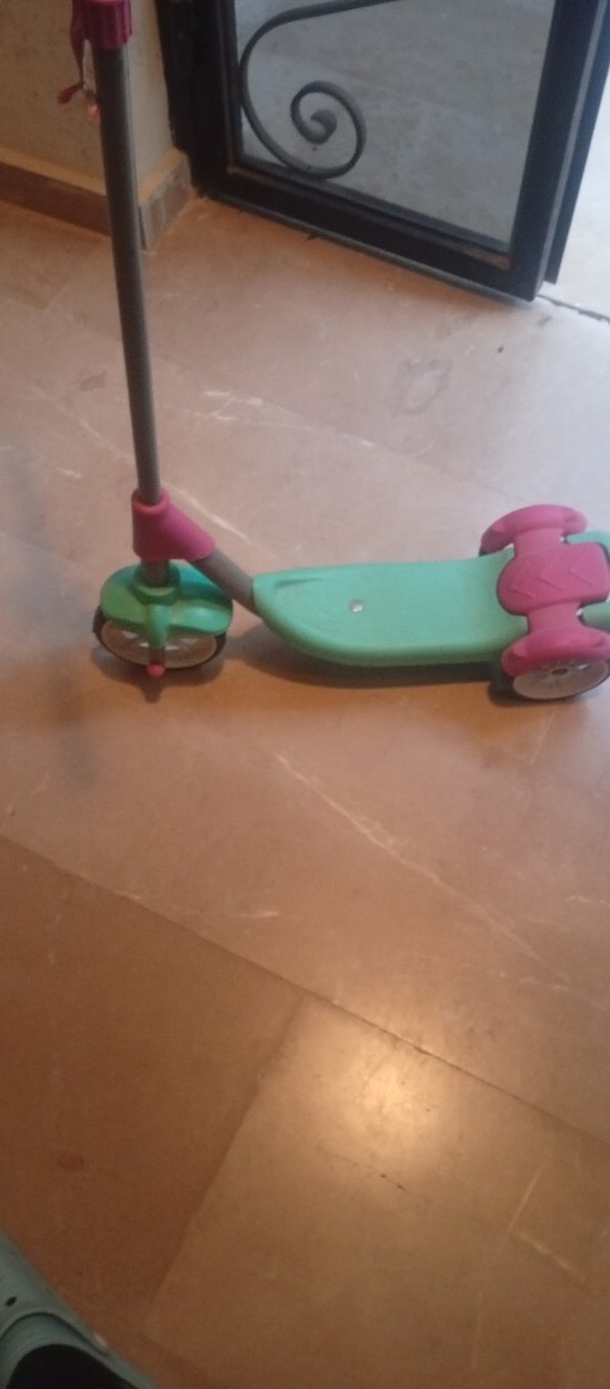 Pastel Pembe Çocuk Scooter - Görsel 2