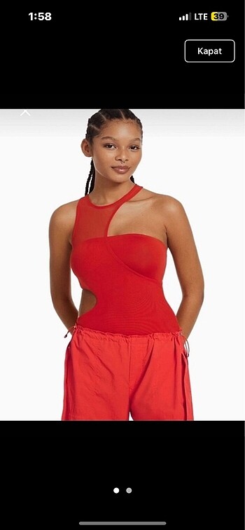 Bershka dekolte bodysuit