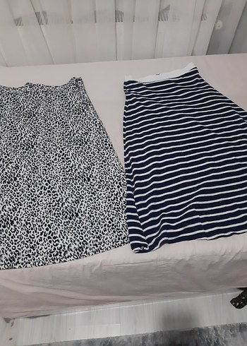 Trendyol & Milla Gri Zebra Desenli etekler