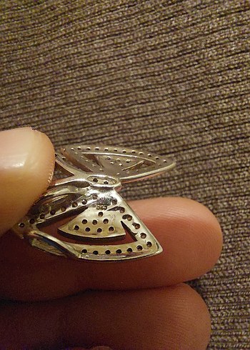 925 ayar gümüş kolye ucu - Görsel 6