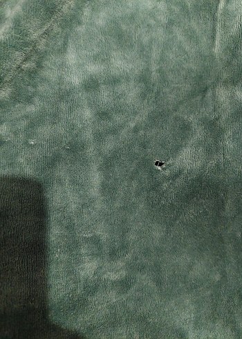 Yeşil Nakışlı Kadın kadife Uzun Elbise - Görsel 7