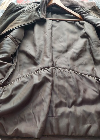 TCHİBO NAPA ERKEK DERI KABAN - Görsel 12