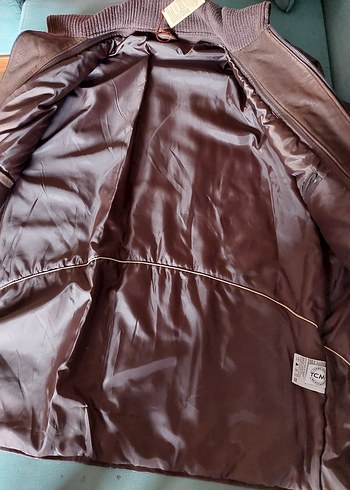 TCHİBO NAPA ERKEK DERI KABAN - Görsel 4