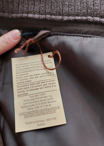 TCHİBO NAPA ERKEK DERI KABAN - Görsel 15