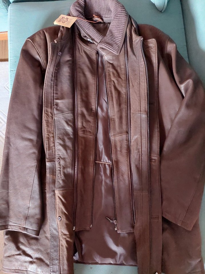 TCHİBO NAPA ERKEK DERI KABAN - Görsel 2