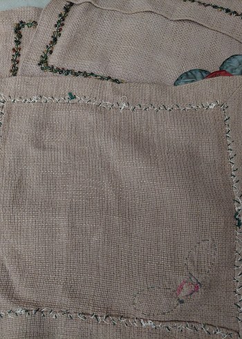 6 LI WINTAGE ÖRTÜ - Görsel 4