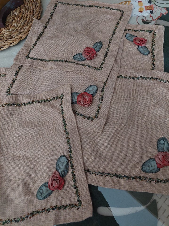 6 LI WINTAGE ÖRTÜ - Görsel 3