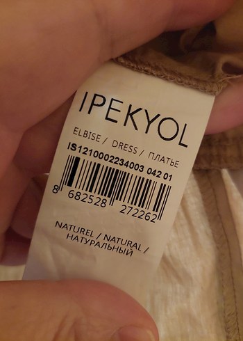 IPEKYOL TRIKO DETAYLI ELBISE - Görsel 7