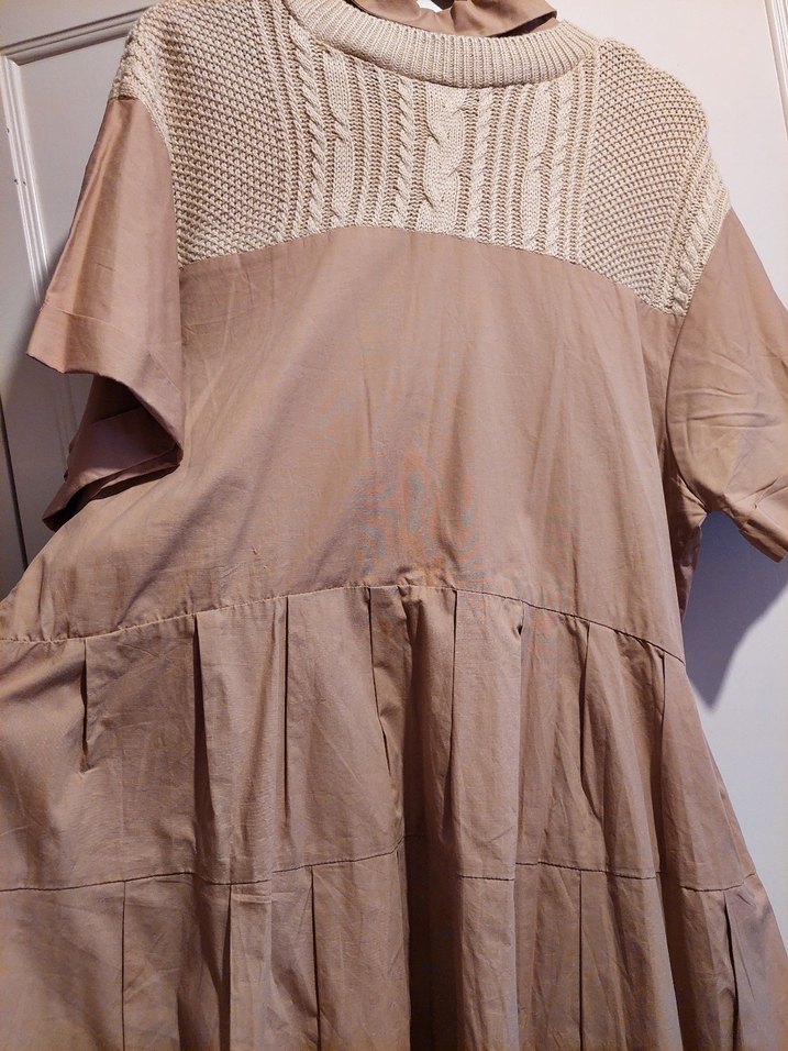 IPEKYOL TRIKO DETAYLI ELBISE - Görsel 5