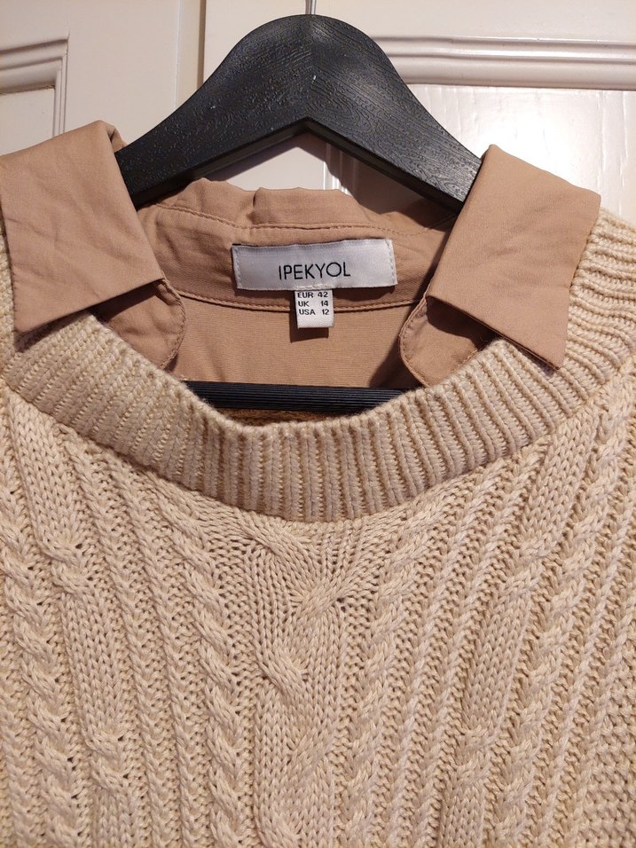 IPEKYOL TRIKO DETAYLI ELBISE - Görsel 4