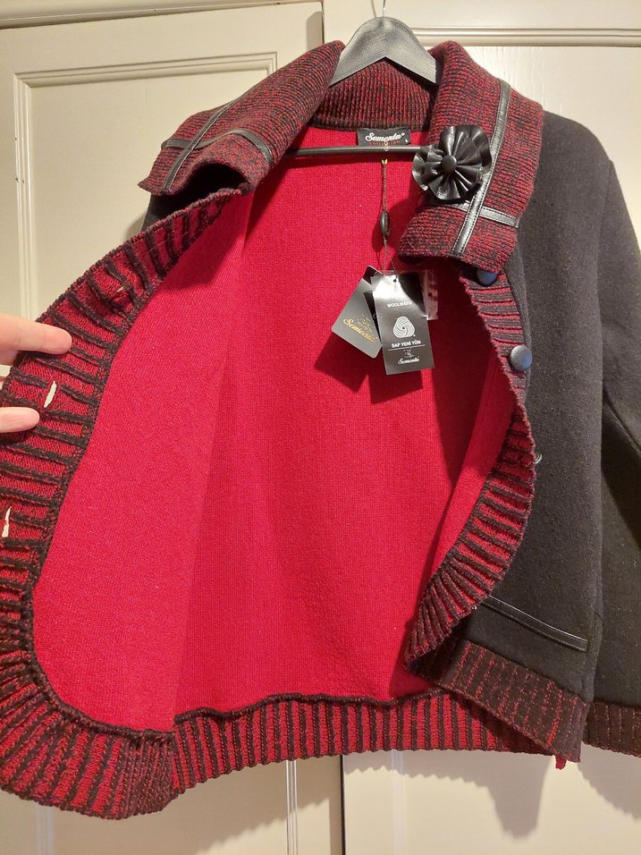 SEMENTA SAF YÜN CEKET - Görsel 4