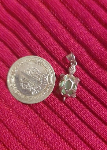 925 AYAR KAPLUMBAĞA KOLYE UCU - Görsel 8