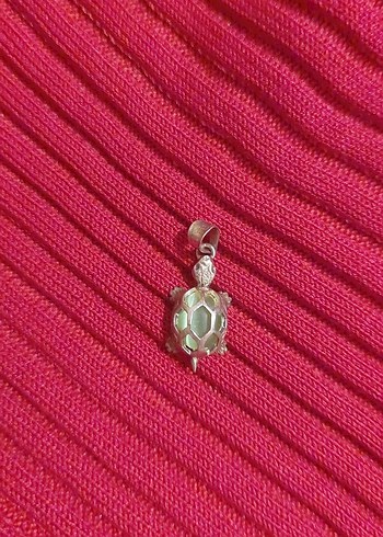 925 AYAR KAPLUMBAĞA KOLYE UCU - Görsel 3