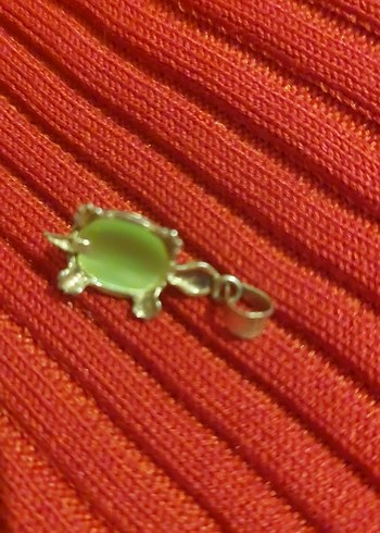 925 AYAR KAPLUMBAĞA KOLYE UCU - Görsel 6