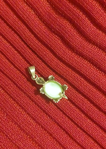 925 AYAR KAPLUMBAĞA KOLYE UCU - Görsel 4