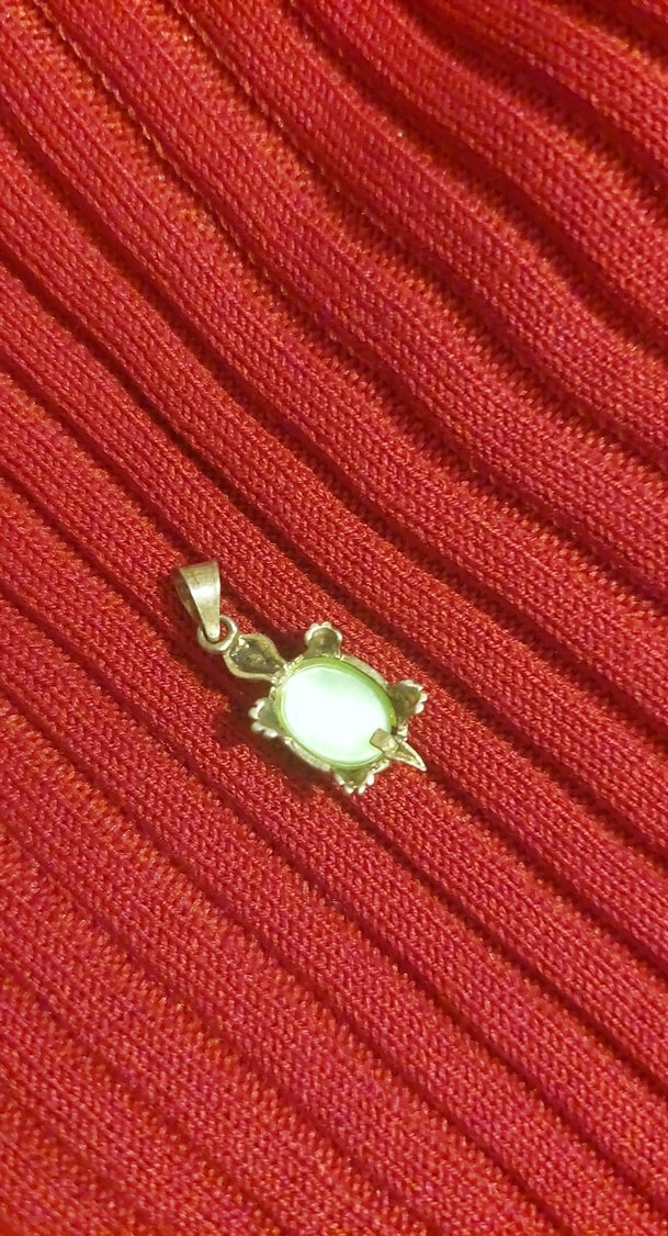 925 AYAR KAPLUMBAĞA KOLYE UCU - Görsel 4