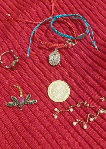 7 PARÇA 925 GUMUŞ TAKILAR - Görsel 17