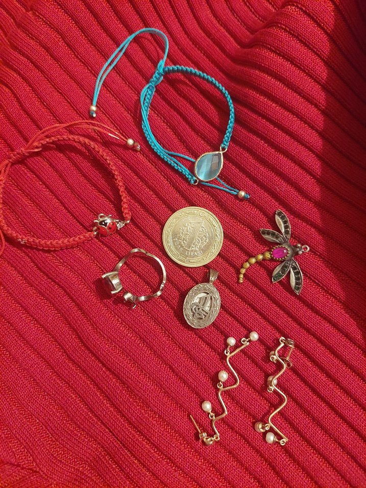 7 PARÇA 925 GUMUŞ TAKILAR - Görsel 2