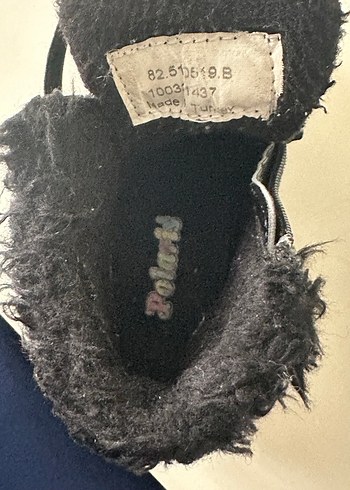 Kız Çocuk Siyah  Kürklü Bot - Görsel 4