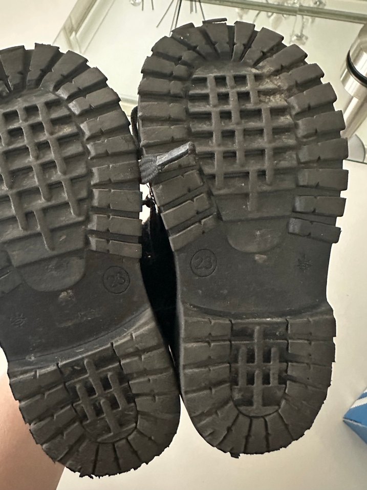 Kız Çocuk Siyah  Kürklü Bot - Görsel 5