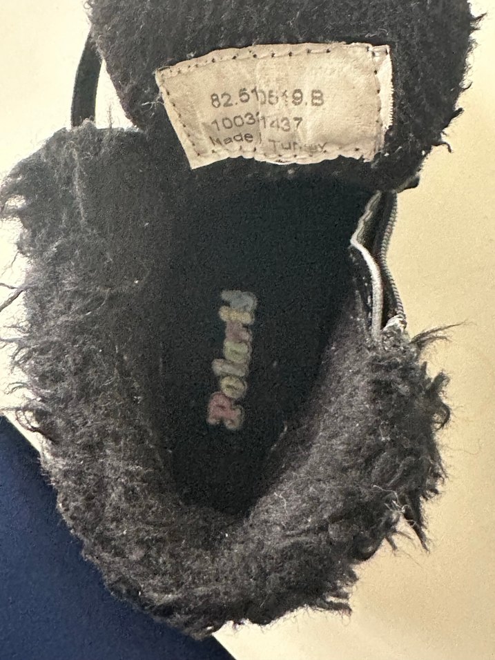 Kız Çocuk Siyah  Kürklü Bot - Görsel 4