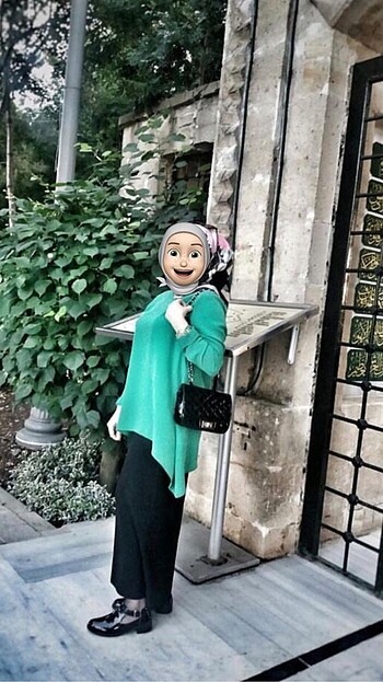 Yeşil Gömlek Tunik - Görsel 7