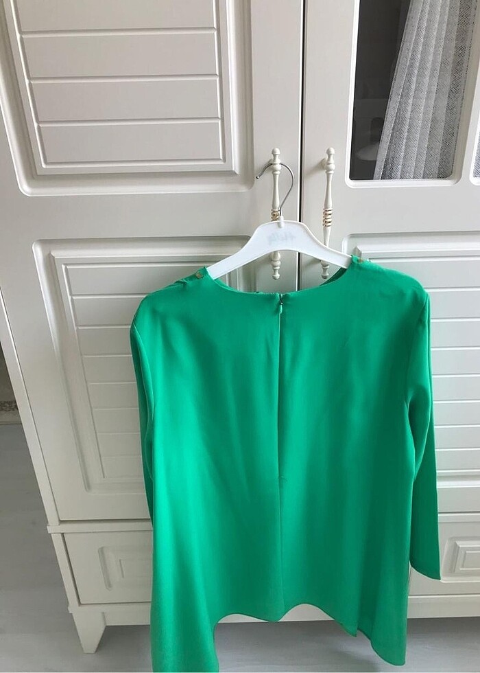 Yeşil Gömlek Tunik - Görsel 2