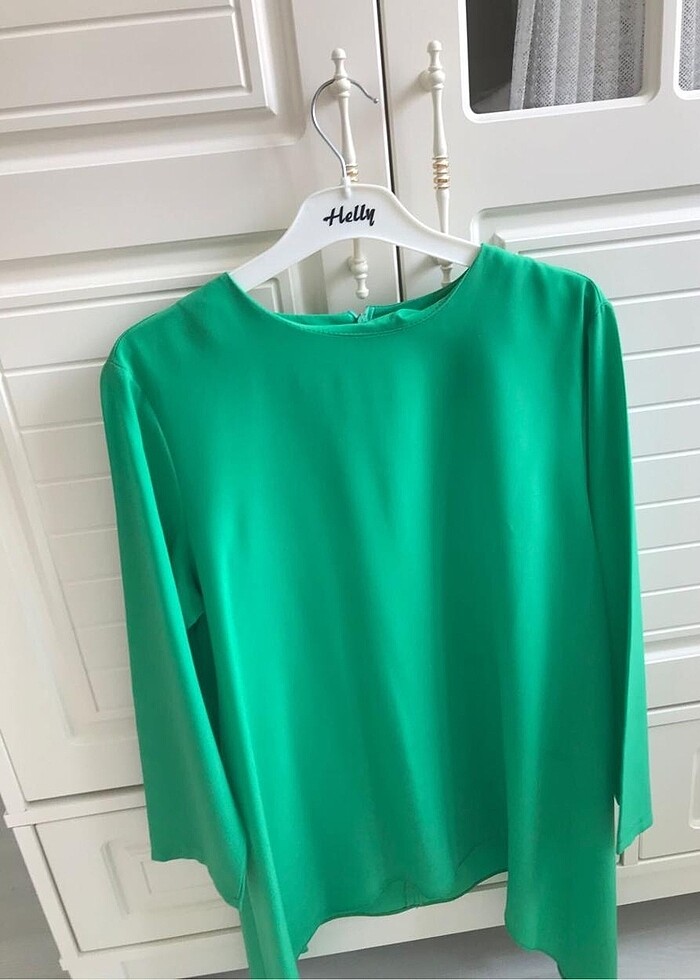 Yeşil Gömlek Tunik - Görsel 3