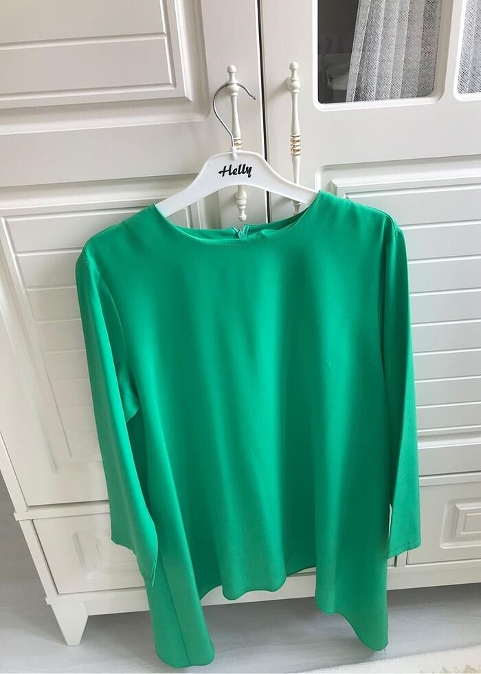 Yeşil Gömlek Tunik - Görsel 4