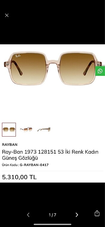 Orjinal rayban gözlük