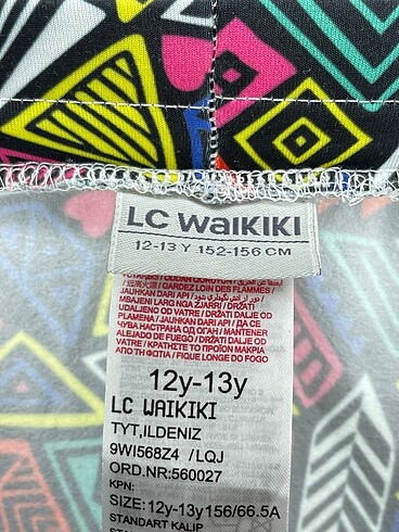 12-13 Yaş Beden çeşitli Renk LC Waikiki Tayt / Spor taytı %70 İndirimli.