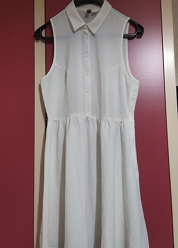 H&M beyaz elbise 