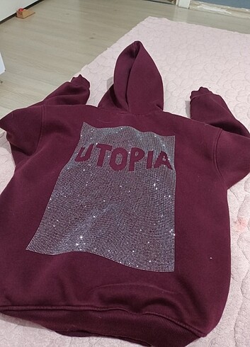 s Beden Sırt tarafı taşlı sweatshirt