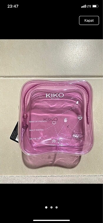 Kiko makyaj çanta