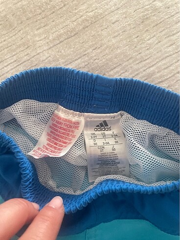24-36 Ay Beden turkuaz Renk Adidas deniz şort