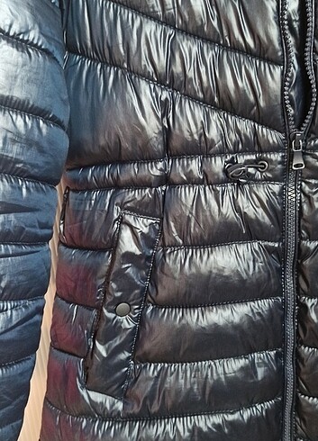13-14 Yaş Beden lacivert Renk Zara mont 
