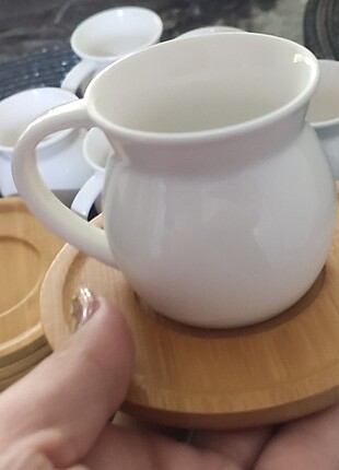 Bambu kahve takımı