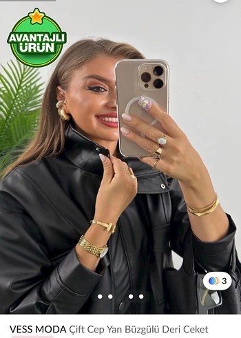 Deri ceket - Görsel 3