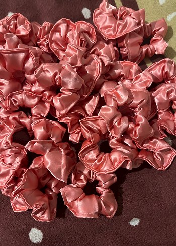 Pembe Saten Fırfırlı Saç Tokası - Görsel 3